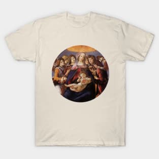 Madonna and Child with Angels by Sandro Botticelli T-Shirt